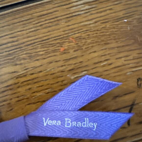 Vera Bradley Laptop Sleeve 15" Quilted Purple, Enchanted Garden - Picture 4 of 4